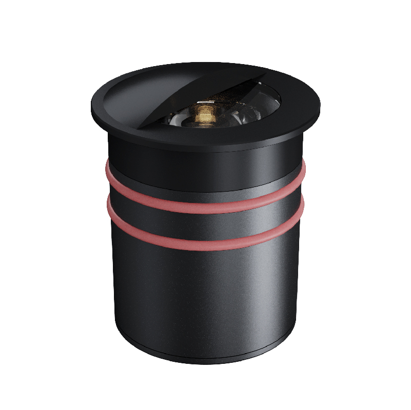 Half-cover Stainless Steel Recessed COB Luminaire