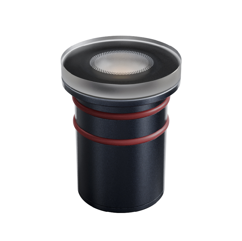 Recessed Fixture with Tempered Glass Cover