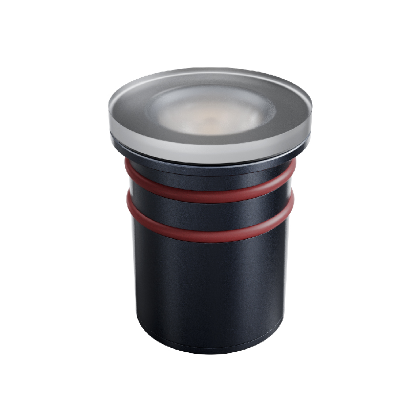 Recessed Fixture with Tempered Glass Cover