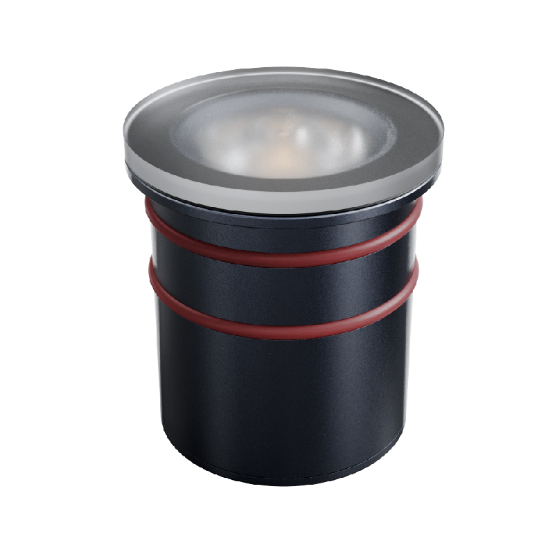 Recessed Fixture with Tempered Glass Cover