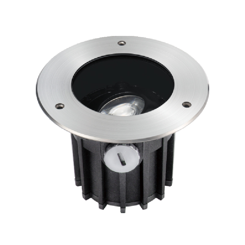 Underground Lighting Fixture with Adjustable Beam Angle