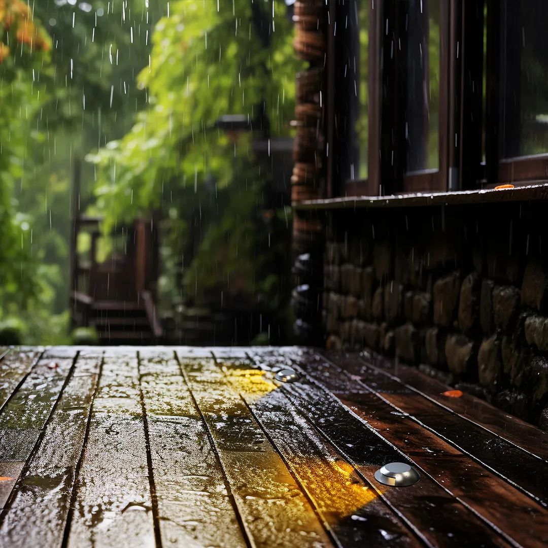 Ultra-Thin LED Side-Emit Uplight Waterproof Recessed Deck Light