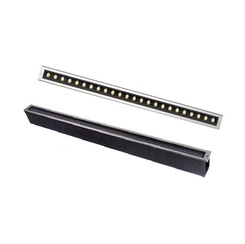 Rectangular Wall-Washer Lights with High-Strength Tempered Glass Covers