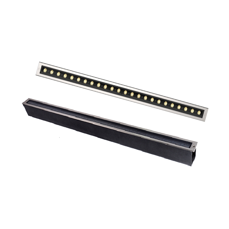 IK10 High-Lumen Aluminum-Cased Linear Wall-Washer Light