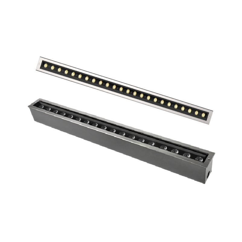 IK10 High-Lumen Aluminum-Cased Linear Wall-Washer Light