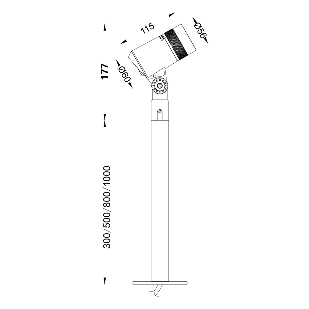 Physical Zoomable Downlight with Projectable Patterns (Compatible with Extension Rods)