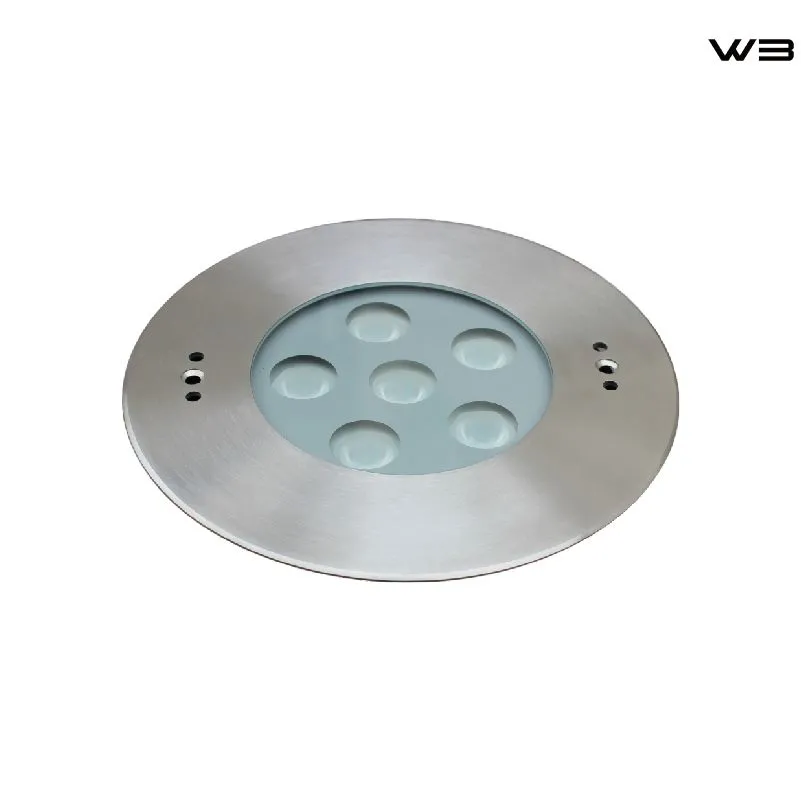 Slimline Underwater Waterproof LED Recessed Light with Protective Cover