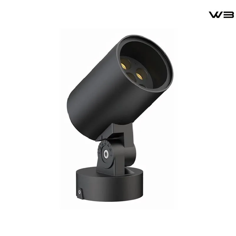 Adjustable-Angle COB LED Round Landscape Spot Light