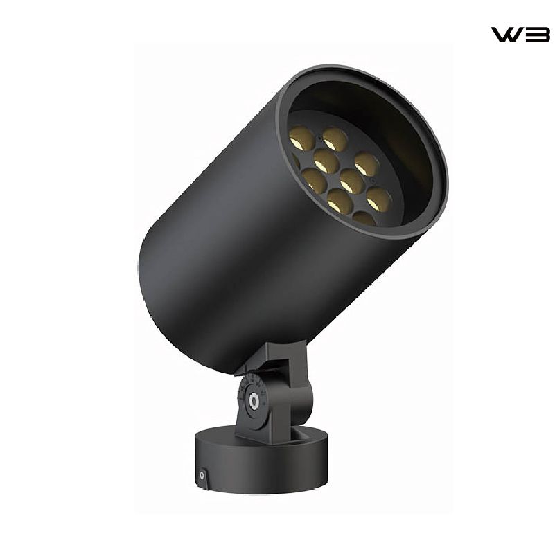 Adjustable-Angle COB LED Round Landscape Spot Light