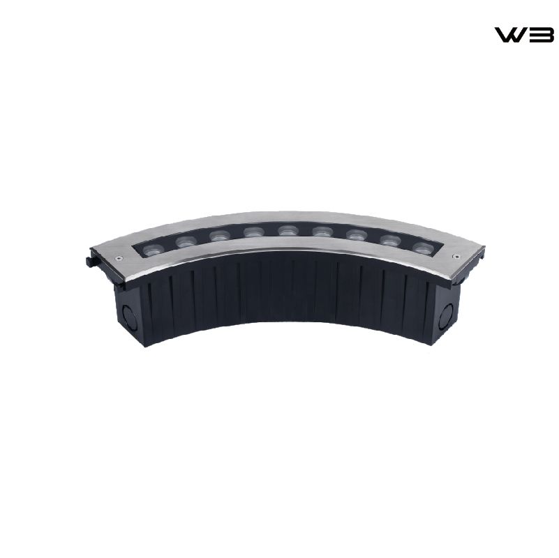 Curved LED In-Ground Post-Mounted Uplight 