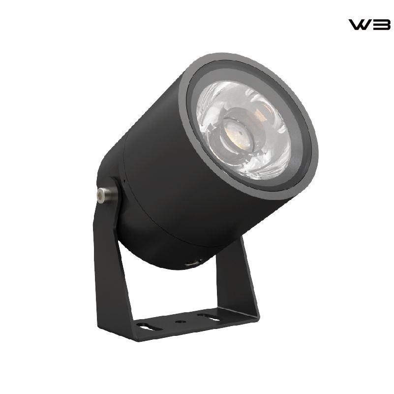 Adjustable Cylinder Spotlight for Outdoor Use
