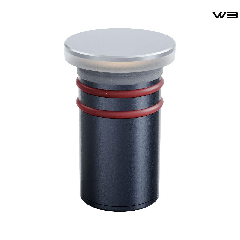 Stainless Steal Side-Illuminated Covered Step Lights