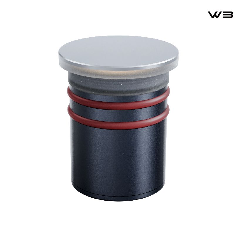 Stainless Steal Side-Illuminated Covered Step Lights