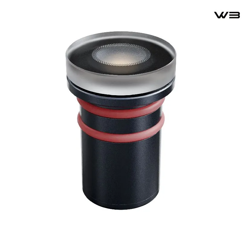 Recessed Fixture with Tempered Glass Cover