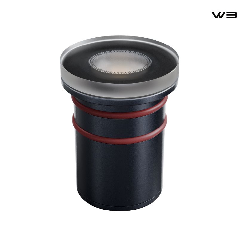 Recessed Fixture with Tempered Glass Cover