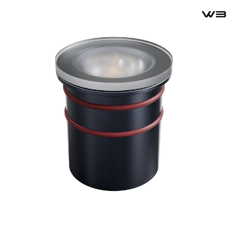 Recessed Fixture with Tempered Glass Cover