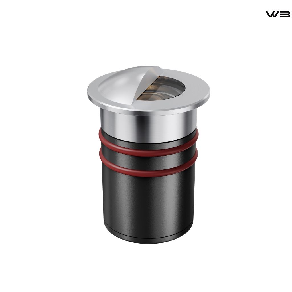 Half-cover Stainless Steel Recessed COB Luminaire