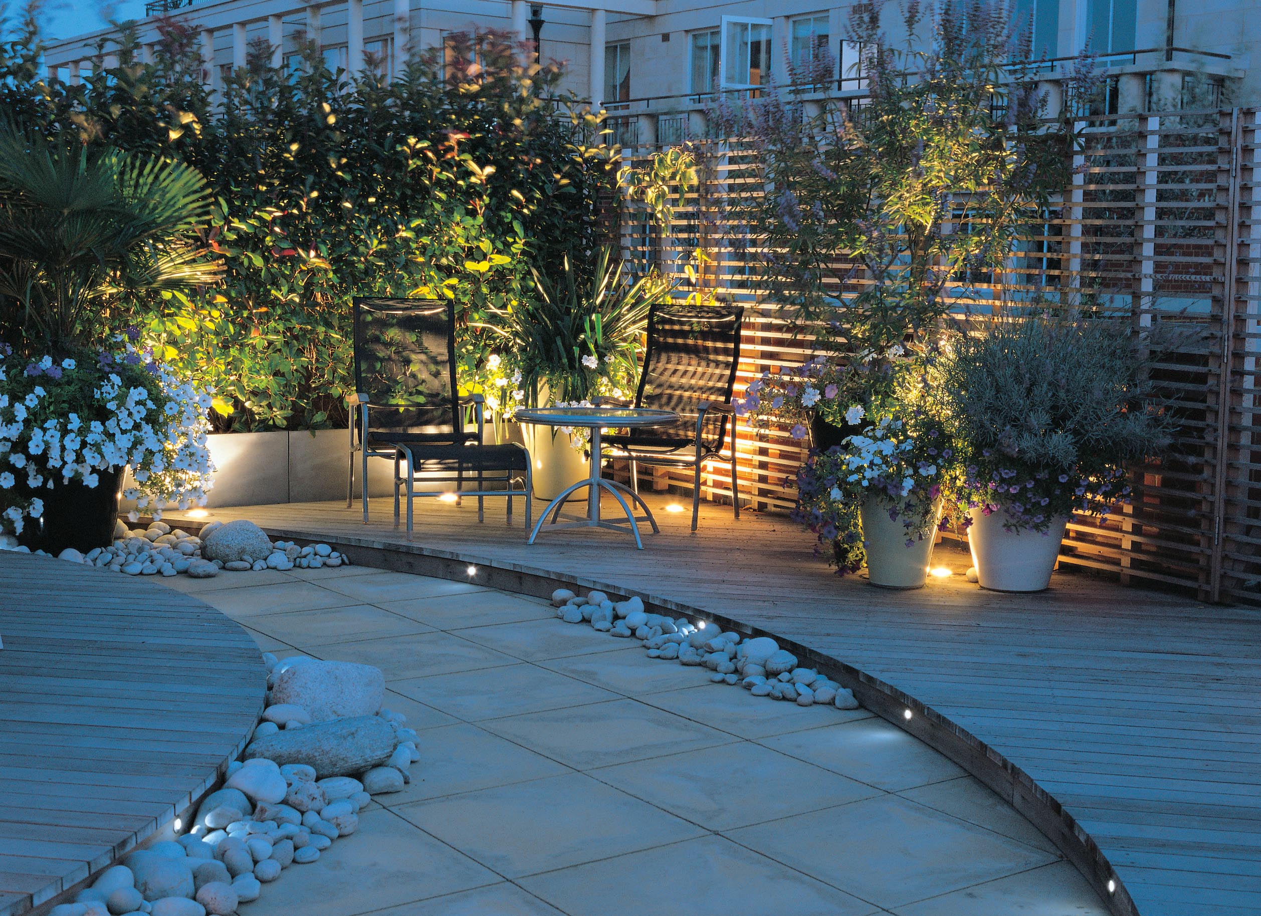 Stainless Steal Side-Illuminated Covered Step Lights