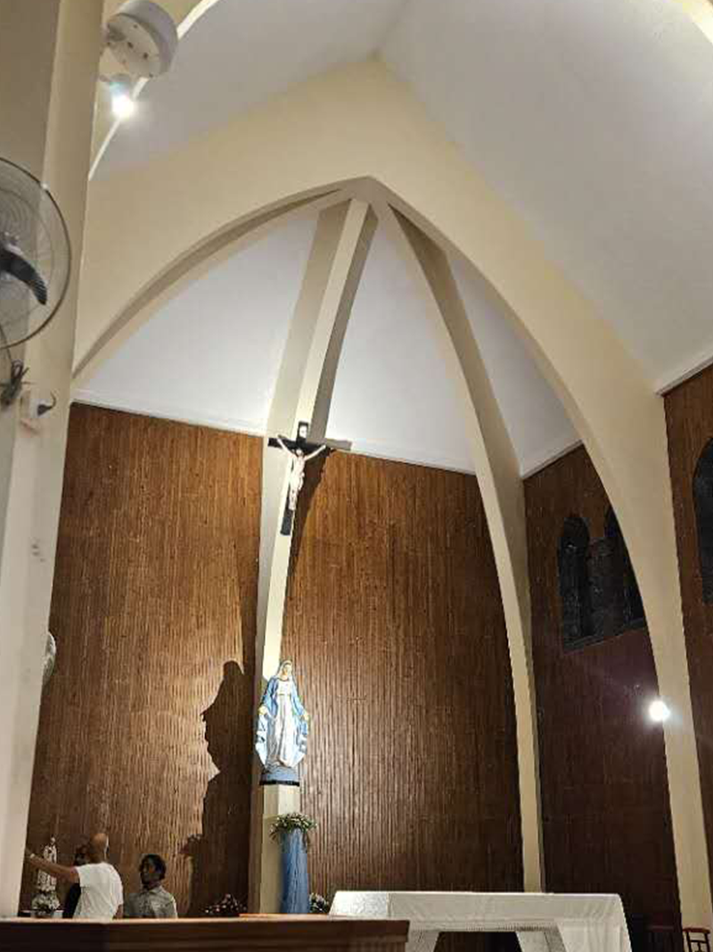 Mauritius Church Floodlight Renovation Project